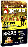 ONTARIO Adult Mini Chicken & Potatoes (27/16) - &quot;Онтарио Курица и Картофель&quot; для мелких пород собак