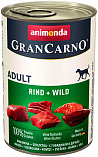 ANIMONDA Gran Carno Original Adult Rind + Wild - консервы c говядиной и дичью для собак