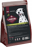 LANDOR Medium & Maxi Adult Dog (24/14) - &quot;Ландор&quot; для собак средних и крупных пород с индейкой и ягненком