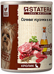 STATERA - консервированный корм для собак кусочки с кроликом в желе