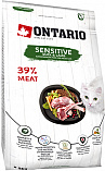 ONTARIO Sensitive (33/20) - &quot;Онтарио&quot; для кошек с чувствительным пищеварением с уткой и ягненком