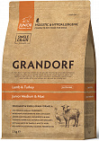 GRANDORF Lamb & Turkey Junior (28/17) - корм сухой с ягненком и индейкой для собак-юниоров	