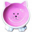 Mr.Kranch - миска керамическая для кошек &quot;Мордочка кошки на ножках&quot;, 100 мл
