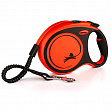 Flexi Xtreme L поводок-рулетка для собак весом до 55 кг, оранжевый, 8 м