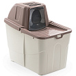 Био-туалет MPS BUXO CLOSE для кошек с закрытым входом сверху, в комплекте с совком и угольным фильтром, 58x39x56см