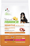 Trainer Natural Sensitive No Gluten Puppy & Junior Medium & Maxi Duck (30/18) - &quot;Трейнер Натурал&quot; для щенков крупных и средних пород с уткой
