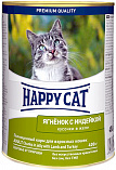Happy Cat - Кусочки с ягненком и индейкой в желе для кошек