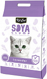 Kit Cat Soya Clump Soybean Litter Lavender соевый биоразлагаемый комкующийся наполнитель с ароматом лаванды