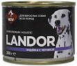 LANDOR - индейка с черникой для собак всех пород
