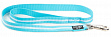 JULIUS-K9 Поводок со светоотражающей cтрочкой, голубой, с ручкой