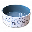 Mr.Kranch - Миска керамическая для собак с рисунком, 350 мл