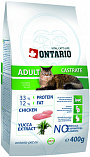ONTARIO Castrate Cat (33/12) - &quot;Онтарио&quot; для кастрированных кошек с курицей